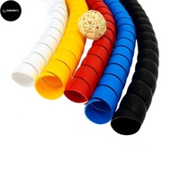 TD 2meters 8mm 10mm Line Organizer Pipe Protection Flexible Spiral Wrap Winding Cable Wire Protector