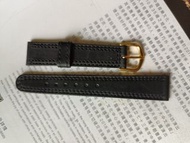 18mm黑色真皮錶帶