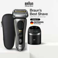 Braun Series 9 9565cc Pro+ Shaver with Clean and Charge Station Cleaning Kit Wet and Dry Travel Case