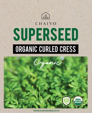 เมล็ด Curled CRESS (Organic) เครส