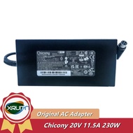 Genuine Chicony A17-230P1B 20V 11.5A 230W AC Adapter Charger For CLEVO P751DM-G P751ZM P750DM-G Powe