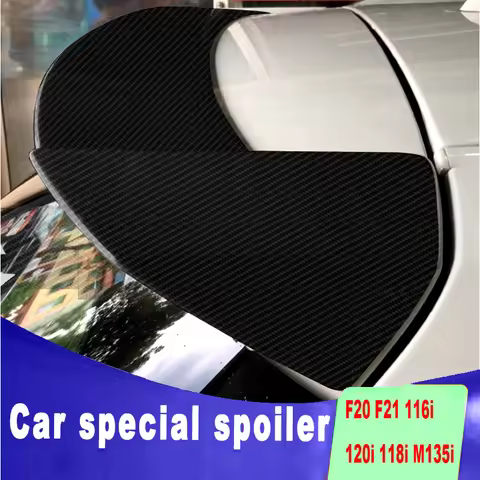 New F20 F21 116i 120i 118i M135i 2012 to up high quality carbon fiber color ABS spoiler for BMW F20