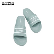 DAPPER รองเท้าแตะ DAPPER Logo Stamp Pool Slide Sandals สีฟ้า