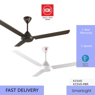 KDK PANASONIC CEILING FAN 3 BLADE KIPAS SILING K15VO F-M15A0 PCF6000 K15W0