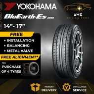 YOKOHAMA BluEarth-Es ES32 Car Tire (FREE INSTALLATION/DELIVERY) 14 15 16 17 Inch Tayar Kereta