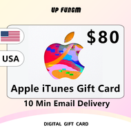 Apple 80 USD iTunes Gift Card US⚡USA iOS iTunes App Store Card Recharge⚡ Recharge Apple Card United 