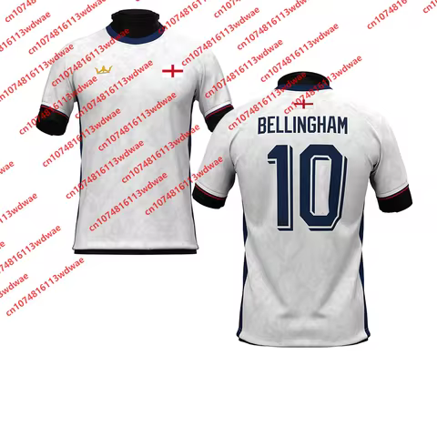England Style clothing Football Jersey Quick-Dry Bellingham 10 Jersey Outdoor football Jersey Kane 9