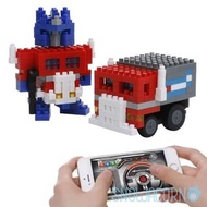 Takara TOMY Marketing Nanoblock Motion Choro Q 遙控 積木 TRANSFORMERS 變形金剛 Optimus Prime 柯柏文