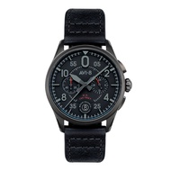 AVI-8 Spitfire Lock Chronograph Watch - Slate Black