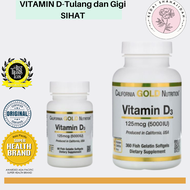 ORIGINAL Vitamin D3 CALIFORNIA GOLD nutrition