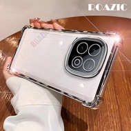 Roazic Luxuy Mạ Ốp lưng trong Cho Iqoo Z10 Turbo/Iqoo Z10 Turbo Pro Dày Bốn Góc Siêu Drop-Resistant