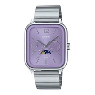 Casio MTP-M305D-6A Purple Analog Moon Phase Classic Lunar Design Men's Watch