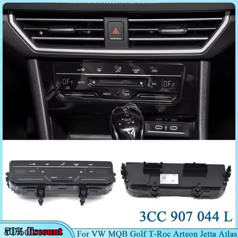 2 Zone For VW MQB Golf T-Roc Arteon Jetta Atlas OEM 2ZONE Touch Screen Automatic Air Conditioning Pa