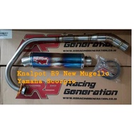 - KNALPOT YAMAHA SCORPIO R9 NEW MUGELLO ORIGINAL