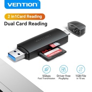 Vention Card Reader USB 3.0 A + C SD / TF Dual Slot Transmission USB 3.0