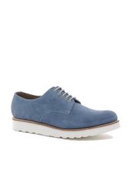 Grenson 英國百年手工鞋 麂皮鞋面 XL大底 UK7 英國製 淺藍