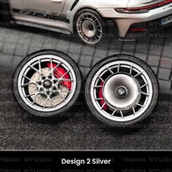 1/64 Porsche 992 GT3RS MR Aerodisc Design Rim #2