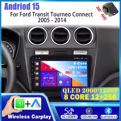 Car Radio Ford Transit Connect Android 15 Car Radio For Ford Transit Tourneo Connect 2005 - 2014 Mul