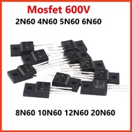 Mosfet 2N60 4N60 5N60 6N60 8N60 10N60 12N60 20N60 600V good quality plastic back 2A, 4A, 5A, 6A, 8A,