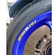 Sticker Rim DAYTONA Sticker Rim Motor Sticker