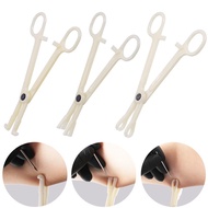 1PC Disposable Sterile Slotted Round Navel Forceps Clamp Triangle Open Plier Ear Nose Piercing Tools