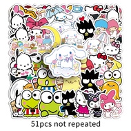 ✨พร้อมส่ง✨SANRIO My Melody sticker มาย เมโลดี้ สติกเกอร์กันน้ำรูปแบบที่แตกต่างกัน 50ชิ้น
