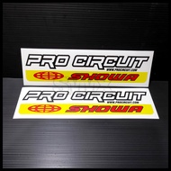 Sticker stiker USD Pro Circuit KYB Showa