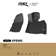 3D Mats พรมปูพื้นรถยนต์ XPENG X9 2025-Present พรมกันลื่น พรมกันนํ้า พรมรถยนต์