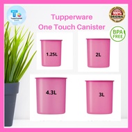 Tupperware One Touch Canister Pink 1.25L/ 2L/ 3L/ 4.3L