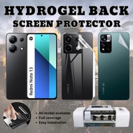 Redmi Note 14 Pro + / Note 13 Pro + / Note 12 Pro + / 12s / Turbo / 11 Pro 11s / Back Hydrogel Scree