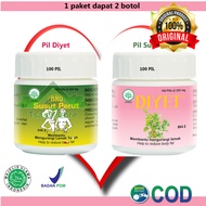 Pil Diyet dan Susut Perut Paket Pelangsing Borobudur  BPOM / bukan susut perut kalimantan / teh jati cina / bukan salimah slim / magic slimming tea