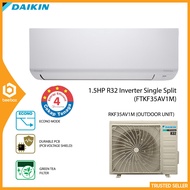 Daikin 1.5hp Inverter Wall Mounted Air Conditioner FTKF35AV1M / RKF35AV1M R32 Gas Aircond