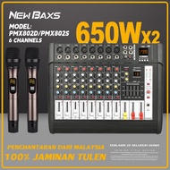 New Baxs PMX802S mixer 650W high power amplifier 2 channel 8 channel audio mixer wireless microphone