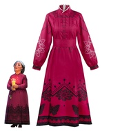 Encanto Mira Grandma Red Dress Set - Cosplay Costume