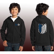 Attack on titan Kids zipper Jacket