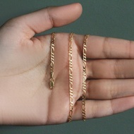 Nathalias NY สร้อยคอทองคำแท้ 14K ลายฟิกาโร่ตัน ขนาด 2.80 มม. (Pre order 10-12 days)