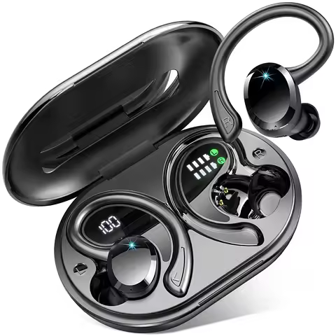 Wireless Earbuds, Bluetooth 5.3 Earbuds Stereo Bass, in-Ear Noise Cancelling Mic, Earphones IP7 Wate