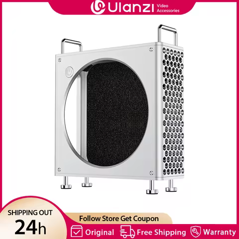 Ulanzi QT01 Mac Mini Aluminum Alloy Case for Mac Mini M4/M4 Pro Optimized Heat Dissipation DIY MAC M