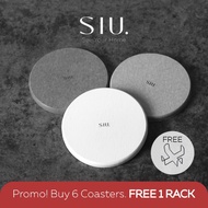 Terra Diatomite Coaster Mug Bottle Coaster Quick Dry SuperDry - Round Round/ Diatomite Coaster Absor