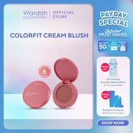 [BACK ] Wardah Colorfit Cream Blush - Lightweight, Creamy Texture, Easy to Blend and Buildable