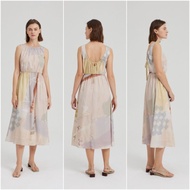 OUR SECOND NATURE Estate Scoop-Back Midi Dress