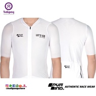 LET'S GO WHITE Roadbike Jersey ~ WHITE XC Road bike MTB Jerseys