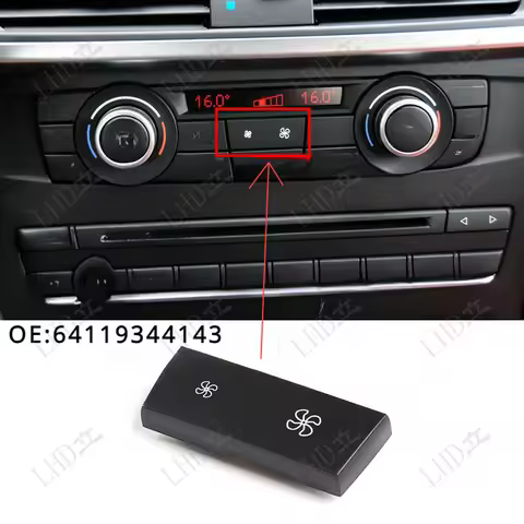 AAA+ 1 Pc A/C Wind Speed Switch Button For BMW E82 E87 E88 E90 E92 E93 E84 F25 X1 X3/