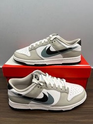 👟「Brand New」🔥Nike Dunk Low  雙鉤 灰白色 潮流復古休閒 低幫 板鞋 男女同款