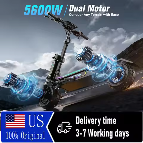 ONECNA GT7 5600W Dual Motor Electric Scooter 50 Miles per Hour, 45 Miles Range, All Terrain Off-Road