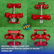 HONDA TRIANGLE TRIPLE CLAMP 1 SET CRF MOTORCROSS SPECIAL ENGINE JF RACINGHONDA