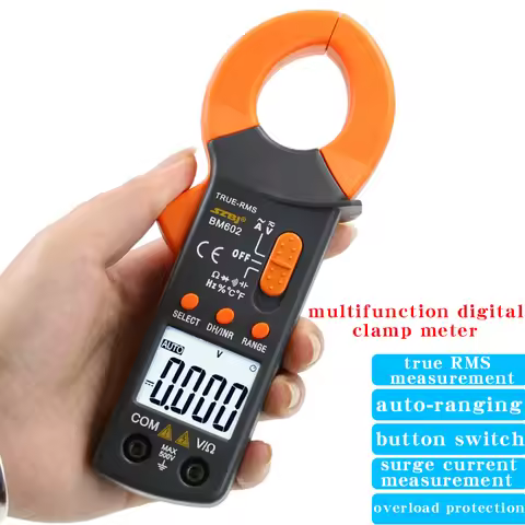 SZBJ BM603 AC/DC anti-burn 602 electrician clamp meter, clamp multimeter, high-precision digital mul