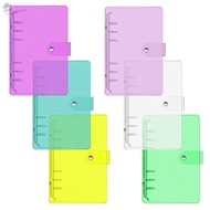 AUGUSTINA Notebook Cover Stationery Office Supplies 6 Rings Binder Planner Cover Journals Cover A5 A