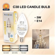PERKUNAS C38 LED Candle Bulb 5W E14 3000K/4000K/6500K Energy Saving Lamp