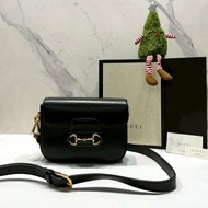 GUCCI 1955 mini全皮革肩背包